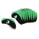 thumbnail image 4 of Paquete de 10 fundas de golf Cola Neopreno Ligeras Duraderas Negro, 4 of 8