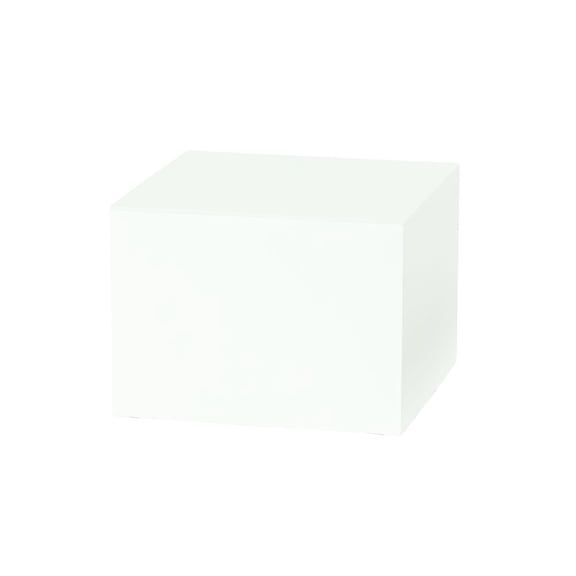 Cal Mil Juno Durable White Metal Cube Riser, 14 inch Width x 14 inch Depth x 11 inch Height