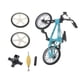 thumbnail image 4 of Mini artesanía: modelo de de aleación , neumático de repuesto y de herramientas, creativo decorativo, de juguete Azul claro Hugo Mini Alloy Finger Bike Toy, 4 of 7