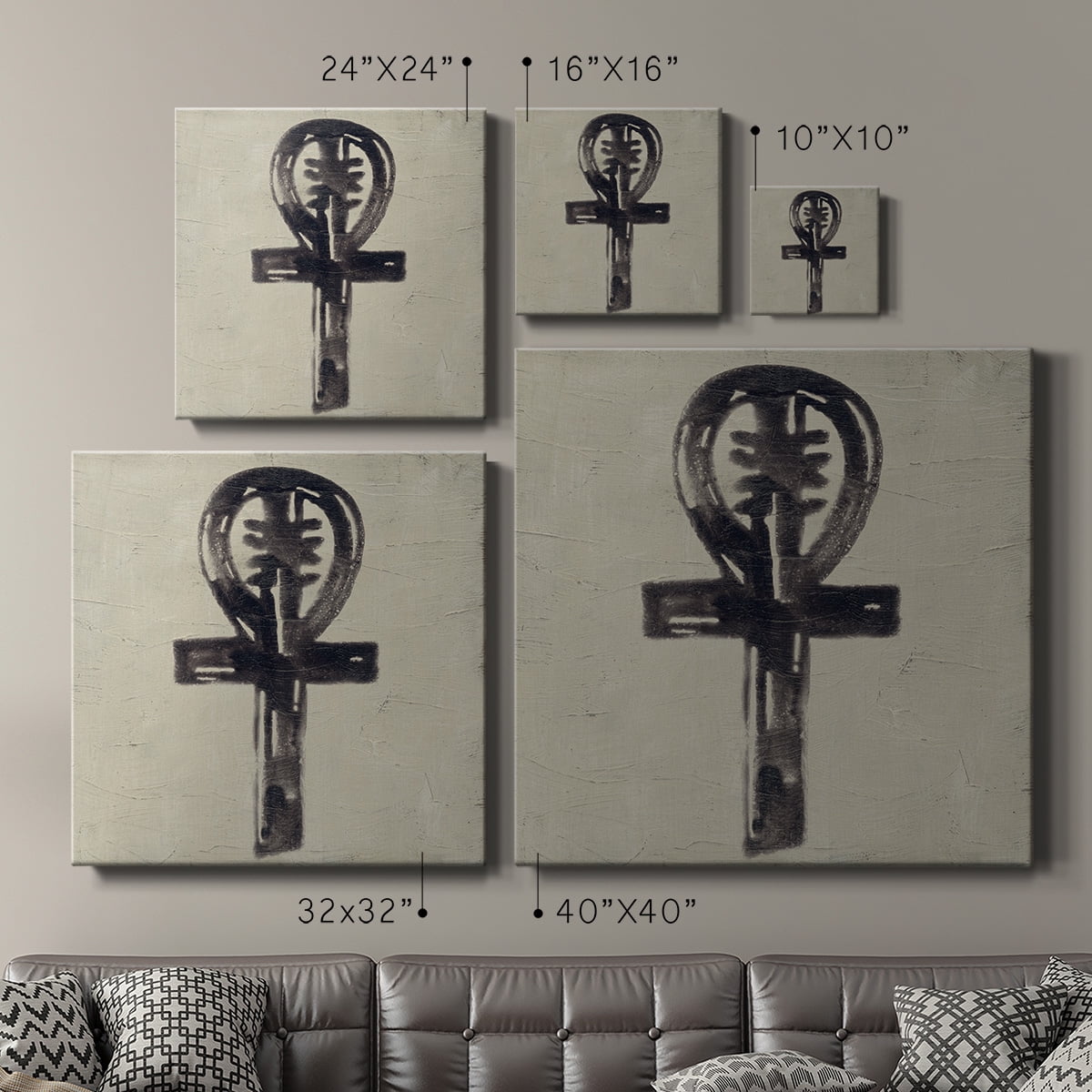 Wexford Home The Seven Principles VII-Premium Gallery Wrapped Canvas, 10" x 10" - Ready to Hang