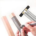 thumbnail image 4 of High -precision Right -angle Ruler T -type Woodworking Line Labeling Line Measurement Tool Position, 4 of 5