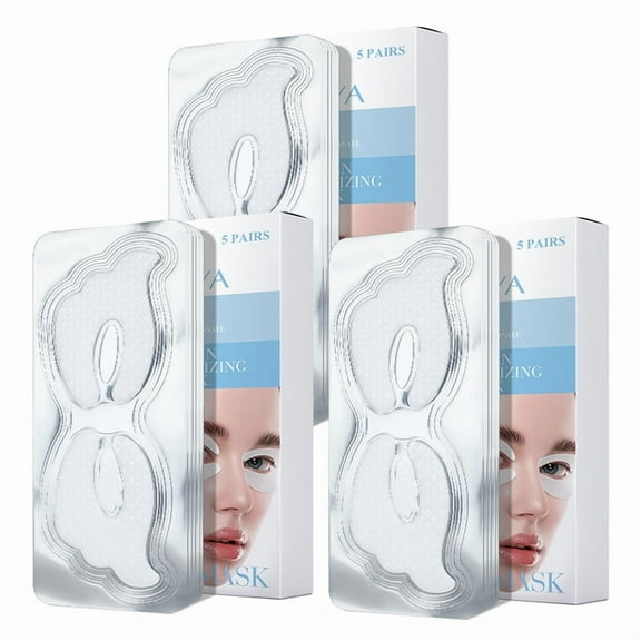 Collagen Under Eye Mask, Butterfly Gel Under Eye Patches for Dark Circles - Puffiness - Eye Bags - Dry Eyes, Under Eye Treatment, Eye Patches Skincare for Adults, 15Pcs, 3 Boxes