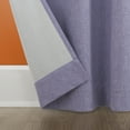 thumbnail image 4 of Sun Zero Jules 100% Blackout Rod Pocket 40" x 84" Single Curtain Panel in Purple, Adult, 4 of 7