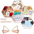 thumbnail image 2 of 20 Pcs Rose Gold Place Card Holder Photo Holder Place Card Holder Memo Holder Place Card Name Holder Picture Clip, 2 of 5