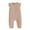 Brown, variant on Chbgutlmr Newborn Baby Clothes Girls Ruffle Sleeveless Cute Rompers Toddler Summer Half Button Comfy Jumpsuit