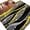 Yellow, variant on Rectangle Area Rugs 6 x 9 Ft, Yellow Black Stripes Non-Slip Residential Carpet, Modern Grey Ombre Abstract Striped Indoor Crawling Mats Runner Rugs for Living Room/Dining Room/Bedroom