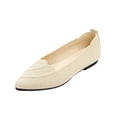 thumbnail image 4 of YOUYEDIAN Womens Flat Shoes Spring Summer Dress Loafers Slip on Non Slip Trendy Walking Shoes Business Closed Toe Orthopedic Shoes, 4 of 5