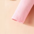 thumbnail image 6 of NOLDARES Baby Girls Fall Winter Outfits Print Romper Ribbed Flared Pants Clothes 3 Piece(Pink,0-3 M), 6 of 8