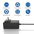 thumbnail image 2 of XMHEIRD 4ft Small Ac Dc adapter for Tascam DP-01 DP-01FX DP-01FX/CD DP-02 DP-02CF DP-03 DR-680 Digital Portastudios Replacement switching power supply cord charger wall plug spare, 2 of 6