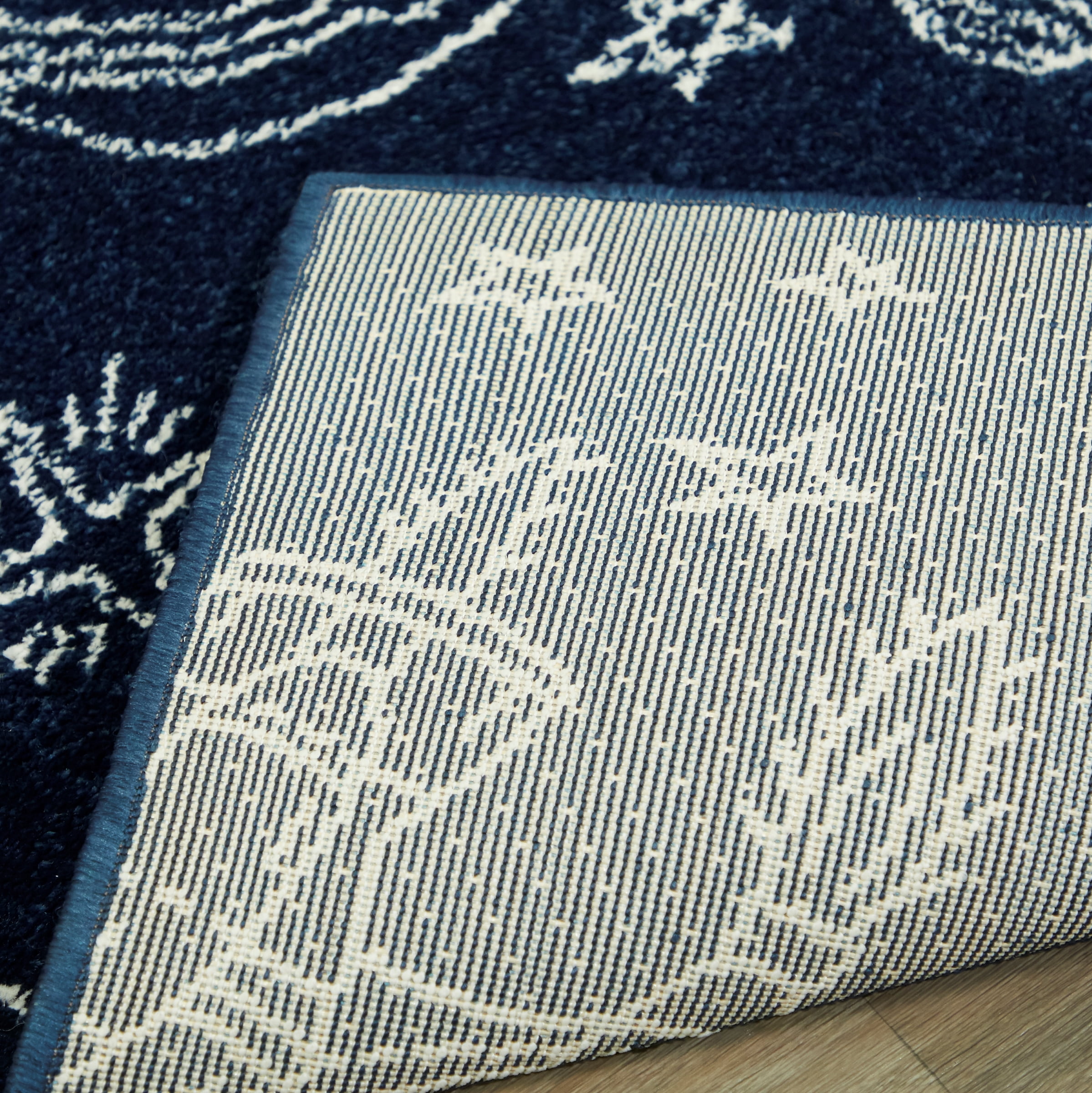 Mainstays Navy Space Indoor Rug, 5' 3"W x 7'L