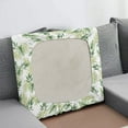 thumbnail image 3 of Renewold Monstera Palm Leaf Stretch Sofa Cushion Cover Soft Couch Seat Cushion Slipcover Furniture Protector Washable Anti-Slip Armchair Cushion Cover with Elastic Bottom, S, 3 of 5