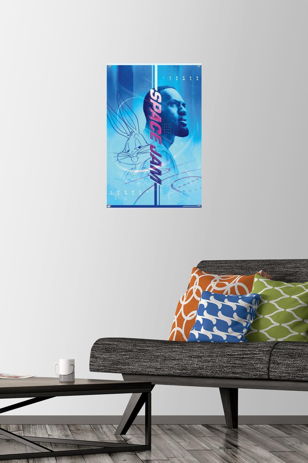 Space Jam: A New Legacy - Teaser Wall Poster with Pushpins, 14.725" x 22.375"