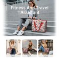 thumbnail image 5 of Tote Bag for Women - Dog Bones Shoulder Bag - Large Utility Work Duffle Bag with Zipper Handbag for Travel, Work, Sprots, 5 of 5