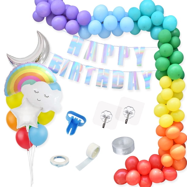 Kit de guirnaldas con forma de arco con forma de globo, 91 unidades, fiesta de arcoí