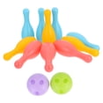 thumbnail image 4 of Hytrove 1 Set Glow in the Dark Toy Bowling Set Assorted Color Plastic for Family Activities, 4 of 5