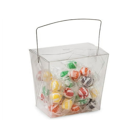 X-Large Clear Take Out Favor Boxes - 5.5 x 4 x 5in. - 6/Pack - 1 Pack (1172206)