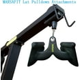 thumbnail image 6 of Home Gym Fitness Rowing T-bar V-bar Pulley Cable Machine Attachments, Bicep Curl Tricep Lat pulldown Bar Back Strength Training Handle Grips Lat Pull Down Bar Press Down Exercises, 6 of 6