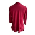 thumbnail image 5 of Summer Cardigan For Women Long Satin Cardigan Top Polyester Wear Daily Woman XXL, 5 of 5