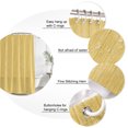 thumbnail image 3 of Small Stall Shower Curtain 48x72 Inch Narrow Half Size Yellow Linen Texture Bath Curtains Bathroom Decor, Modern Minimalist Art Waterproof Fabric Shower Curtain Set with Hooks 48 Inch, 3 of 7