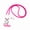 Pink, variant on 4-in-1 Crossbody Fast Charging Cable, 60W Type-C USB IOS for iPhone Samsung Xiaomi Huawei, Durable with Accessory Hook