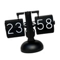 thumbnail image 4 of deevoka Auto Flip Clock Creative Automatic Page Turning Clock for Hotel Office Decor black, 4 of 9