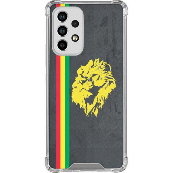 Skinit Rasta Vertical Banner - Lion of Judah Galaxy A53 5G Clear Case
