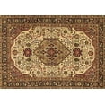 thumbnail image 1 of Ahgly Company Indoor Rectangle Medallion Brown Traditional Area Rugs, 2' x 4', 1 of 4