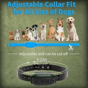 DOGLinsen Dog Training Collar with Remote,3300ft Long Range, Waterproof Electric Collar for Medium/Large Dogs (10-110 lbs), 16 Adjustable Shock Levels,Beep & Vibration Modes,BlackGreen