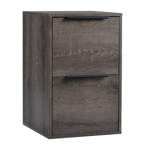 Accent 2 Drawer Filing Cabinet Steel Handle Wood File ...