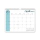 thumbnail image 1 of Calendario de pared 2025 - Calendario clásico con encuadernación y gancho (2025.1-2025.12), calendario colgante de 12 meses, calendario para casa y oficina con bloques de colores, 1 of 6