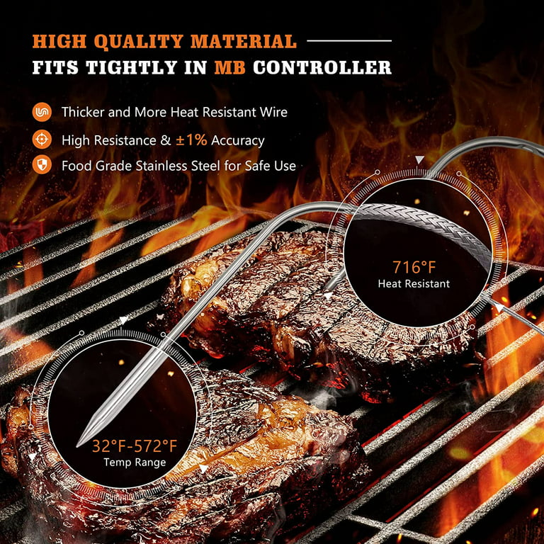BBQGO Meat BBQ Thermometer Probe Clip Holder — INKBIRD
