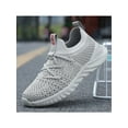thumbnail image 4 of Ritualay Boys Running Shoes Tennis Sport Athletic Lightweight Fashion Sneakers(Little Kid/Big Kid) Grey 1Y, 4 of 6