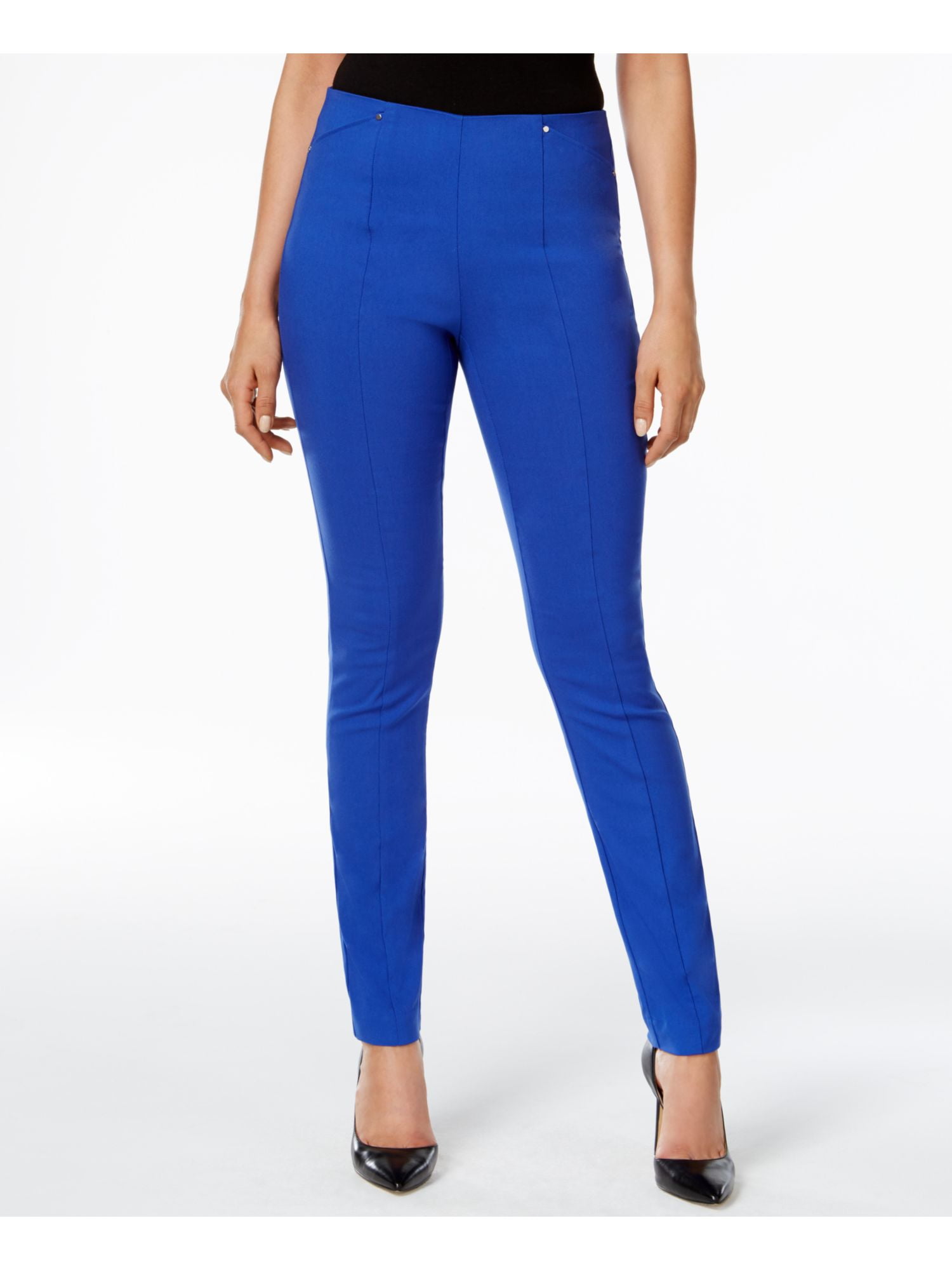 ALFANI Womens Blue Capri Pants Size: 6 - Walmart.com