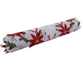 thumbnail image 3 of 5X Christmas Embroidered Table Runner, Luxury Holly Poinsettia Table Runner for Christmas Decorations, 15 x 70 Inch,5 x Christmas Table Runner,red & white, 3 of 8