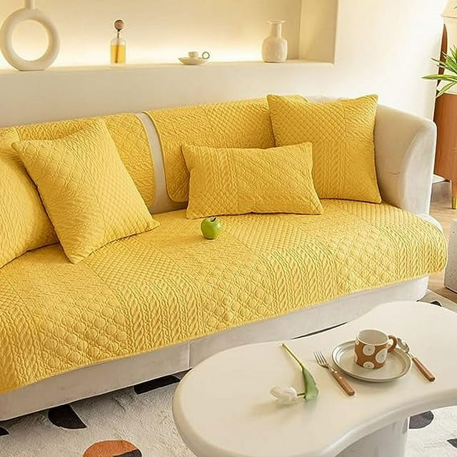 Granjero Gordo Funda de almohada decorativa de 2 piezas, funda de almohada de algodón suave acolchada, amarillo, 18" x 18"