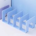 thumbnail image 4 of bestolf Modern Geometric Bookend Plastic Desktop Book Holder for Shelves Desk Multi-Purpose Organizer for Home Office School, 4 of 9