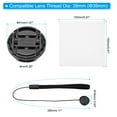 thumbnail image 2 of Uxcell 39mm Lens Cap Set, 3Pack Sides Pinch Snap Camera Lens Cover, Black, 2 of 6