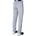 thumbnail image 4 of Pantalones de béisbol Rawlings para niños, medianos, grises y negros, ribeteados, 4 of 5