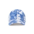 Time and Tru Women's Blue Tie Dye Washed Cotton Twill Baseball Hat Dark Blue