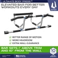 thumbnail image 3 of XXL Doorway Pull Up bar with Elevated bar & Adjustable Width, 3 of 5