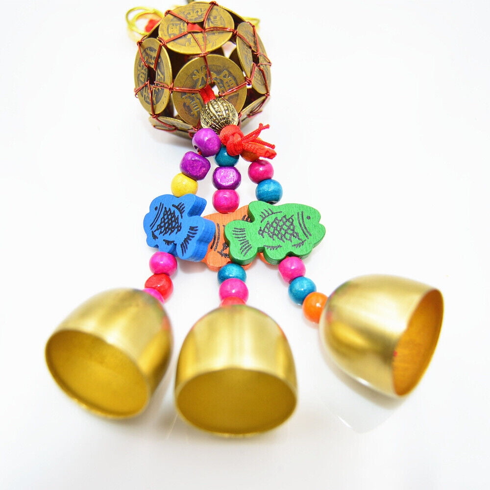 Chinese Hanging Bell for Door Feng Shui Bell Good Luck Home Pendant Wind Chime