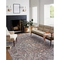 thumbnail image 1 of Chris Loves Julia x Loloi Collection Rosemarie Tapis ROE-04 Graphite/Multi 3 Pieds-2 Pouces x 3 Pieds-2 Pouces Rond, 1 of 8