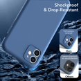 thumbnail image 5 of Liquid Silicone Case for iPhone 11, [Camera Protection] [Anti Fingerprint] [Wireless Charging] 4 Layer Phone Case Protective Cover, Built-in Microfiber Round Edge Case, 6.1", Blue, 5 of 15