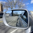 thumbnail image 2 of Ampper Blind Spot Mirror Fan Shaped, HD Glass Frameless Stick on Adjustabe Few Convex Wide Angle Rear View Blind Spot Car Mirror for Car Blind Spot, Pack of 4, 2 of 8