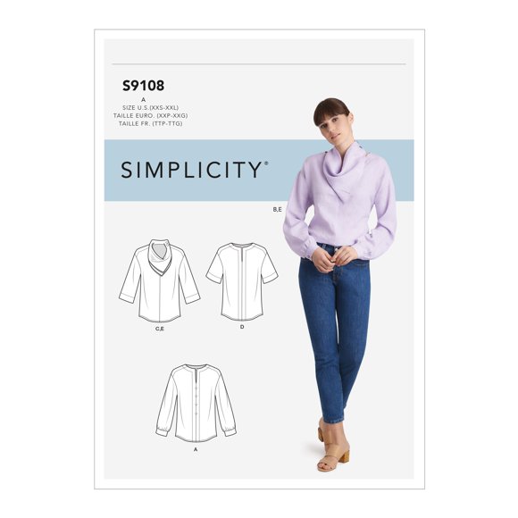 Simplicity Patterns Xxs-Xs-S-M-L-Xl-Xxl
