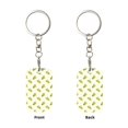 thumbnail image 2 of Wukai Corn Print Rectangular Metal Keychain: Sleek and Durable Key Ring for Securely Holding Keys Perfect for Everyday Use, 2 of 5