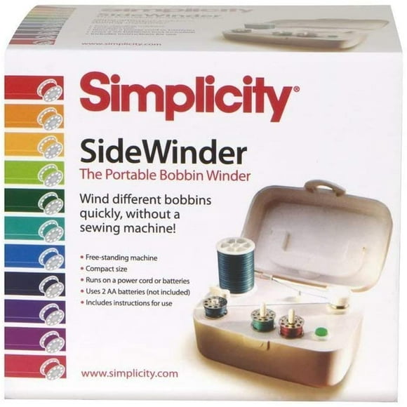 Simplicity Enrouleur de Bobine Portable Sidewinder, Blanc