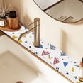 thumbnail image 2 of Yayeee Faucet Mat for Kitchen Sink 14.7" Diatomite Long Splash Guard Pad, Colorful Geometric, 2 Pack, 2 of 7