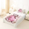 thumbnail image 5 of Homewish Cute Maltese Animal Twin Sheets,Pink Bow Heart Bedding,Daisy Floral Decor,3-Piece,1 Fitted Sheet and 1 Pillowcase, 5 of 6