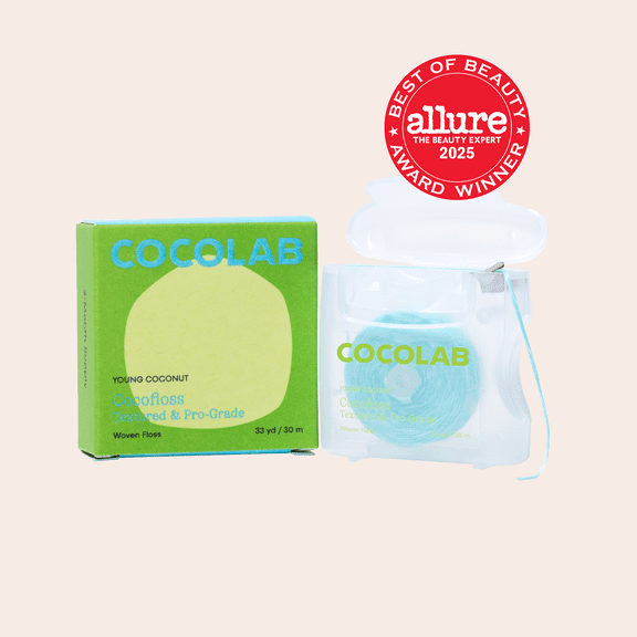 COCOLAB Cocofloss Refillable Dental Floss 33 yd - Young Coconut